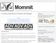 Tablet Screenshot of mommit.com